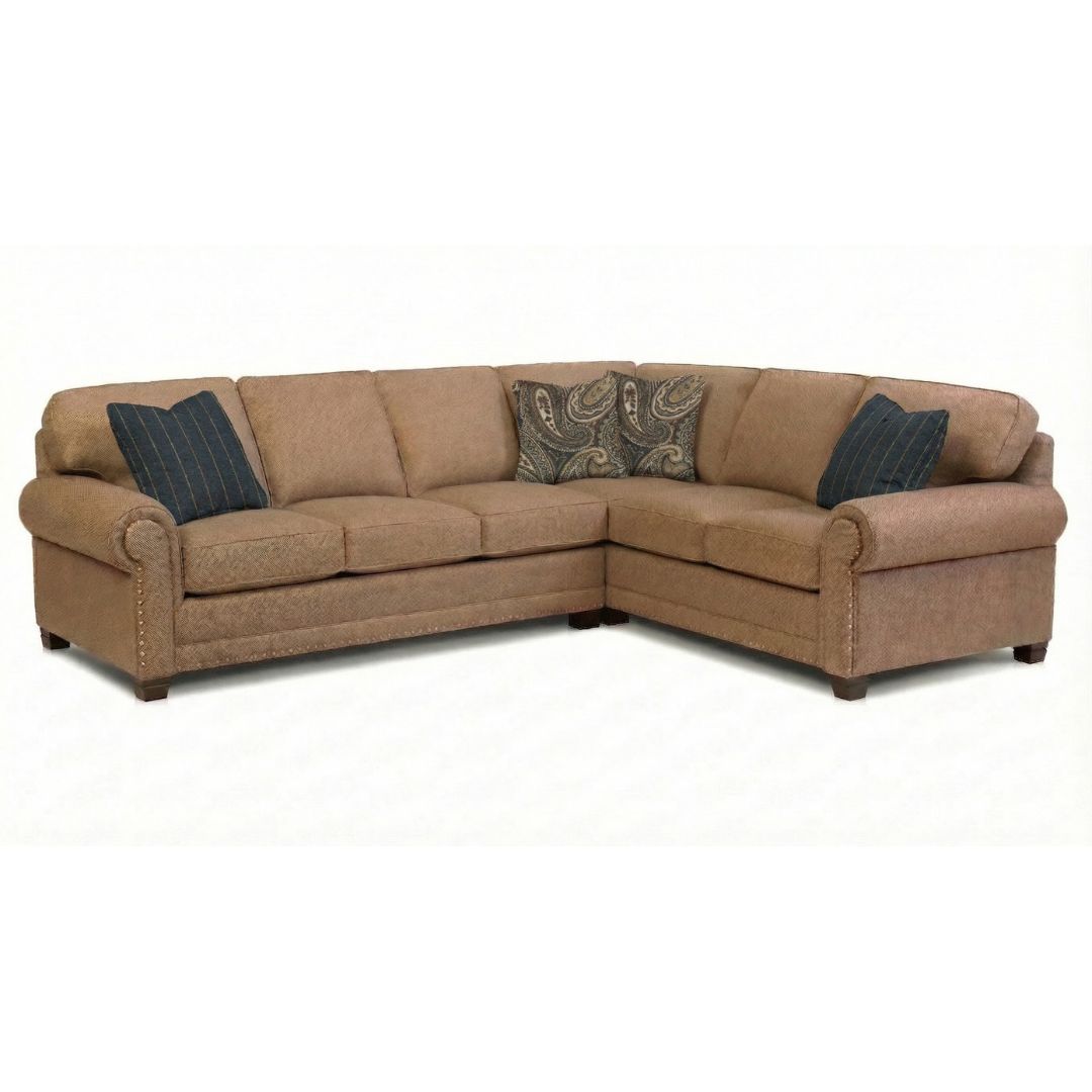 Smith Brothers 393 - Customizable American made Fabric Sectional