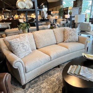 Smith Brothers 249 curved sofa on clearance