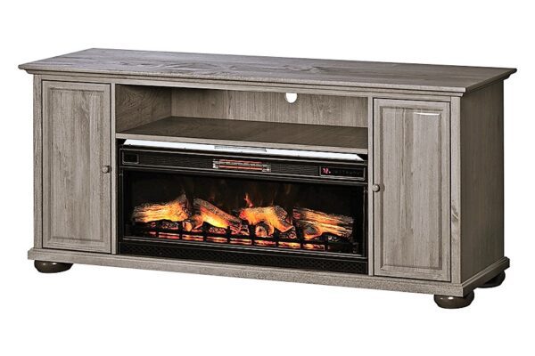 Amish made Fireplace TV Console