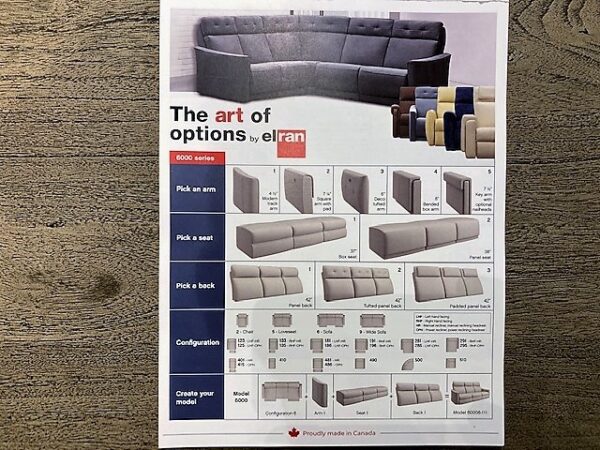 Customizable Elran 6000 Art of Options - Custom Sectional - Image 2