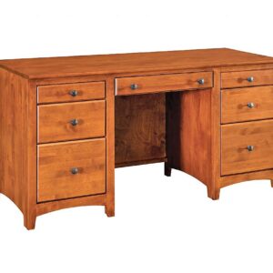 Archbold Double Pedestal Desk – Custom Home Office