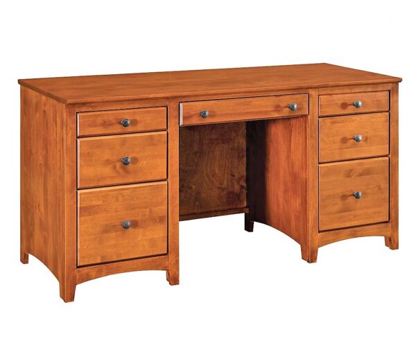 Archbold Double Pedestal Desk – Custom Home Office