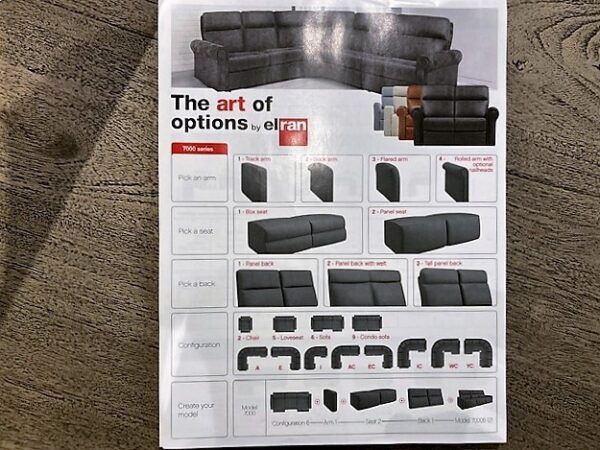 Customizable Elran 7000 Art of Options – Custom Sectional - Image 3