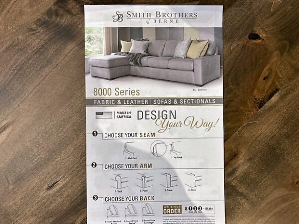 Customizable Smith Brothers Sectional - 8000 Series - Custom Sectional - Image 2