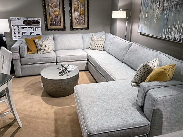 Large Gray Modular Sectional