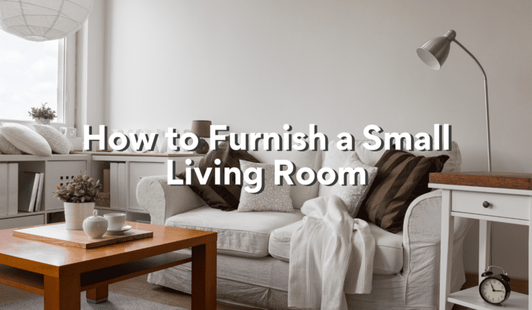 how to furnish a small living room