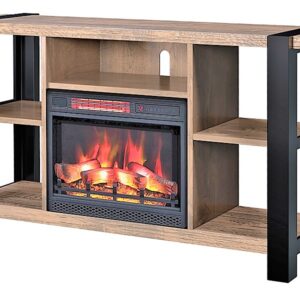 Customizable Amish made Fireplace TV Console - Durango