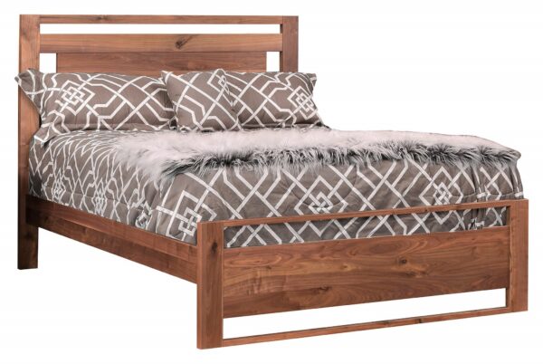 Customizable Odessa Knotty Walnut Bedroom - Custom Bedroom - Image 2