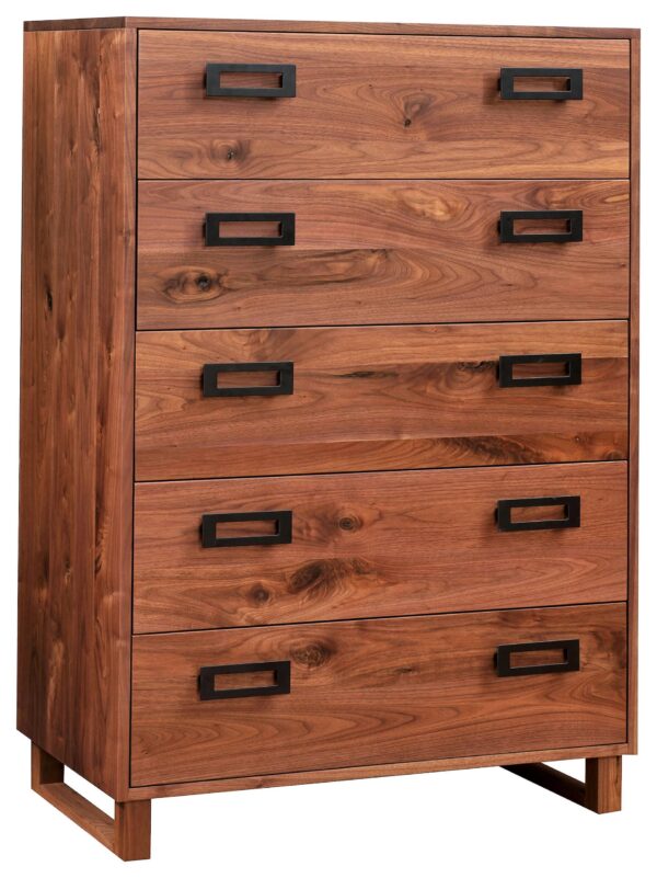 Customizable Odessa Knotty Walnut Bedroom - Custom Bedroom - Image 4