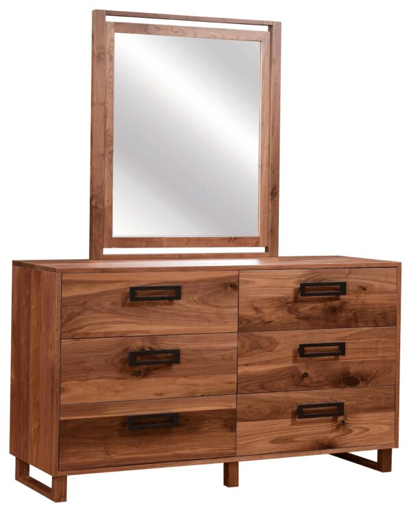 Customizable Odessa Knotty Walnut Bedroom - Custom Bedroom - Image 3