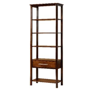Customizable Urban Bookcase with Middle Drawer