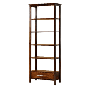 Customizable Urban Bookcase with Bottom Drawer