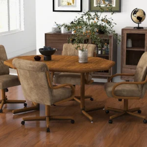 Customizable Chromcraft Caster Chair Dining - Custom Dining