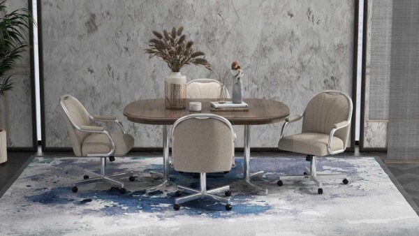 Customizable Chromcraft Caster Chair Dining - Custom Dining