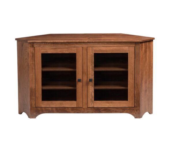 Customizable Woodlands Corner Console - Amish Made